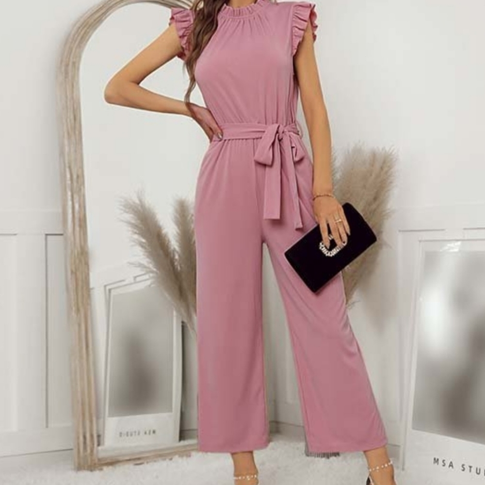 NWOT Pink Jumpsuit
